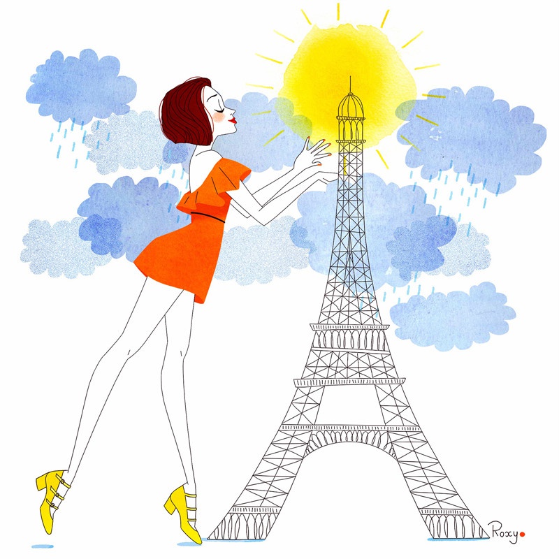 illustration roxy lapassade sun tour eiffel.jpg - Roxy LAPASSADE | Virginie